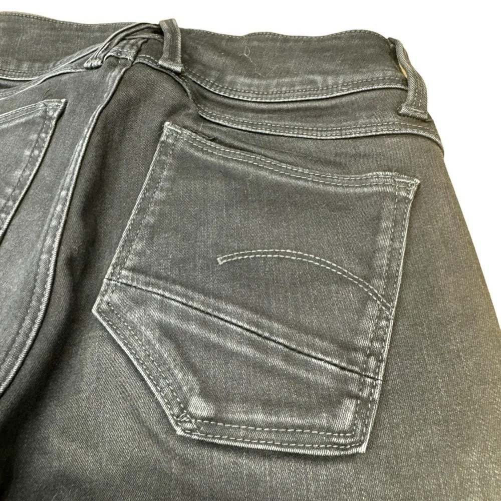 G-Star Raw Jeans Super Skinny Women’s Size W25 L32  Black Washed Arc Leg Pants